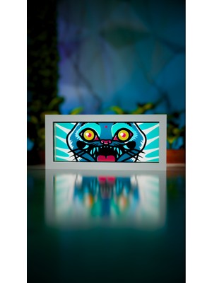 Jade Produck Kpop Demon Hunters - Derpy Tiger LED Işık Kutusu
