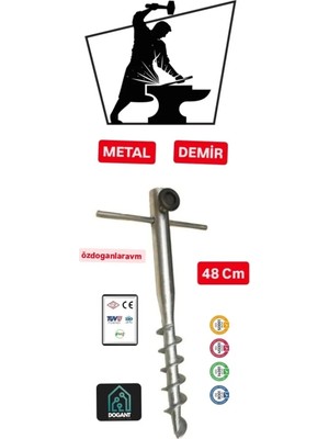 Plaj Şemsiye Kazığı Sabitleme Aparati