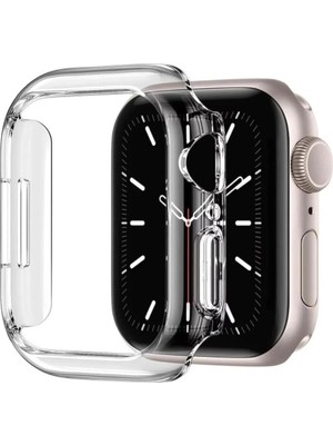PSGT Apple Watch S10 (46M) Seffaf Silikon 360 Tam Koruma Yumuşak Ekran Koruyucu
