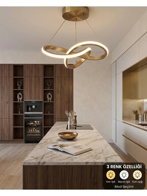 Avize Store Lzy Avize Kar Çiçeği Eskitme Sarkıt Avize 3 Renkli – Salon, Mutfak, Çocuk Odası ve Antre Için Dekoratif Aydınlatma