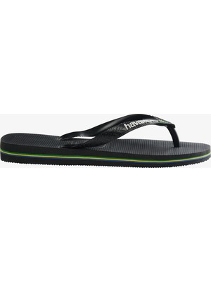 Havaianas Brasil Logo Erkek Siyah Terlik.1069