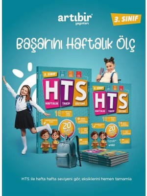 Artıbir Yayınları 3. Sınıf (Hts) Haftalık Takip Sistemi Yeni Nesil 20 Deneme Sınavı (Optik Okumalı)