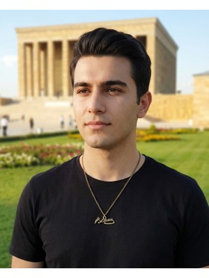 Vintage Takı Bakır Kaplama Atatürk Imzalı Minimalist Kolye & Cumhuriyet Ruhu Atatürk Imzalı Zarif Kolye