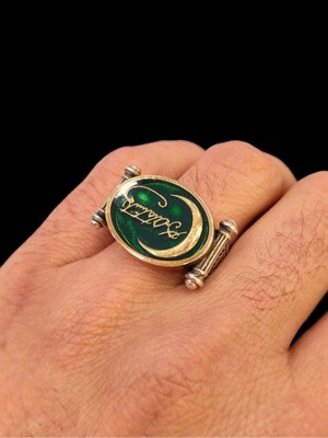 Moda Gümüş 925 Ayar Gümüş Atatürk Imzalı Gümüş Yüzük