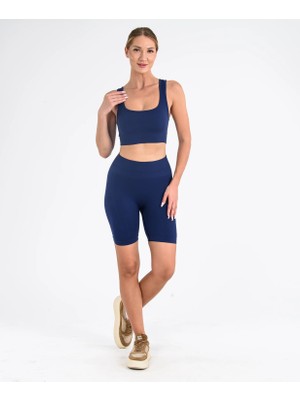 Leepsy Toparlayıcı Seamless Spor Şort Tayt - Form Şort