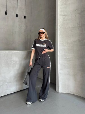 Vess Moda Barcelona Baskılı Eşofman Takımı