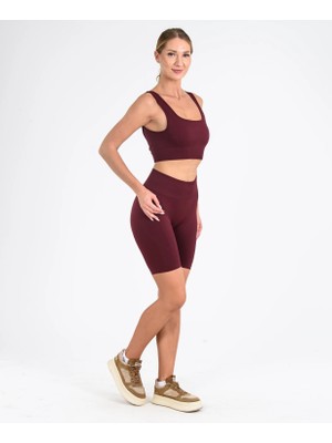 Leepsy Toparlayıcı Seamless Spor Şort Tayt - Form Şort
