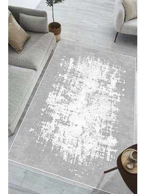 Pelura Halı Dekoratif Modern Desenli Bej Makinede Yıkanabilir Kaymaz Taban Halı Oturma Odası Salon Halısı Yolluk