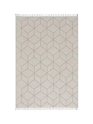 Vivense Enti Halı Bukle 1407 Beyaz Halı 80X150