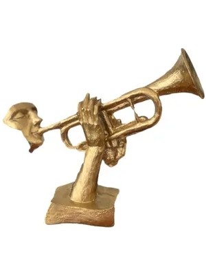 Vivense Trompet Obje Gold