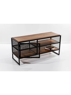 Vivense Geta Tv Sehpası, Barok Ceviz, 120 cm