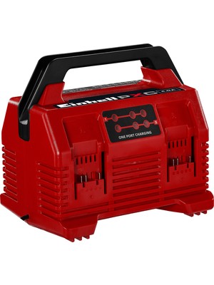 Einhell Orijinal Şarj Cihazı Power X-Quattrocharger 4A Power X-Change (Li-Ion, 18 V, aynı anda 2 x 2 akü şarjı, akü takibi, akıllı şarj yönetimi, 6'lı LED gösterge) - 4512102