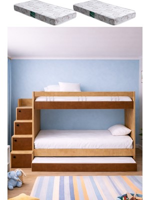 Setay Ranza, Martin Yavrulu Ranza - Ceviz - 2 Adet Comfort Yatak