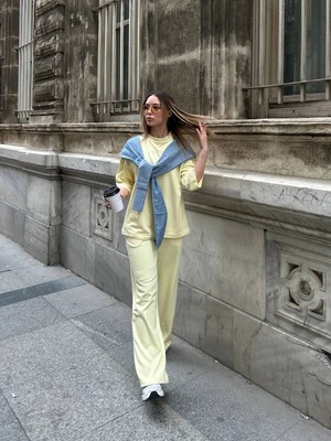 Vess Moda Şal Bağlamalı Ikili Takım