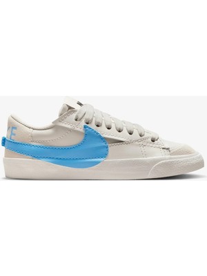 Nike Blazer Low '77 Jumbo Womens Leather Sneaker Hakiki Deri Günlük Spor Ayakkabı Bej