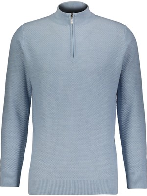 Finesuits Erkek Düz Yünlü Desenli Yünlü Kazak 2522201012.YBFR