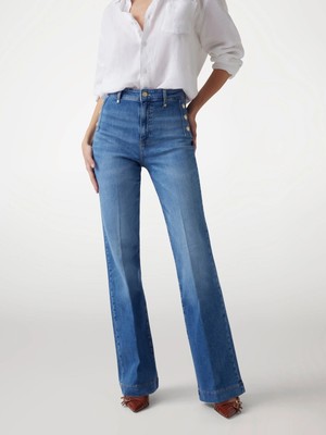 Guess New Faye Kadın Mavi Jeans W5GA0PD5Q01-S1ML