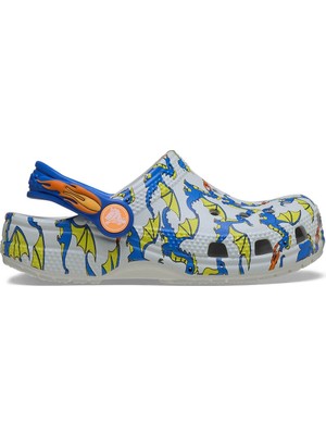 Crocs Çocuk Classic Dragon Graphic Clog T Terlik 212514-1FT