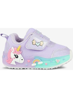 Vicco Meli Işıklı Kız Bebek Lila Spor Ayakkabı