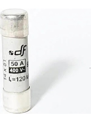 Df 14X51-50A, 14X51-50A Gg / Yavaş Kartuş Sigorta