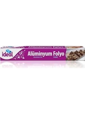 Skygo Ideal Alüminyum Folyo 5 Mt, Bpa Içermez, Dayanıklı Yapışmaz Folyo 30 cm x 5 Mt, Tavuk, Izgara, Et, Yemek, Gıda Artıklarını Saklamak Için Ideal, Mutfakta Çok Yönlü Kullanım, Yüzey Korumaya Uygun