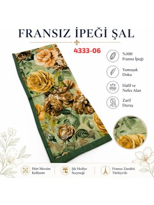 Sedef Fransız İpeği Şal