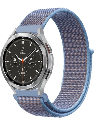 Durukar®  Watch 22MM Hasırlı Cırtcırtlı Kordon - Mavi