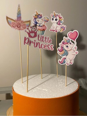 Unicorn Doğum Günü Pasta Süsü Doğum Günü Süsü