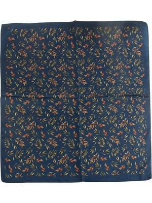 Marsilyan Kiraz Dal Desenli Zr Şifon Fular 50*50 cm