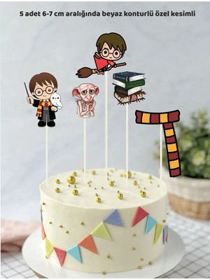 Harry Potter Temalı Konsept Doğum Günü Pasta Süsü Doğum Günü Süsü