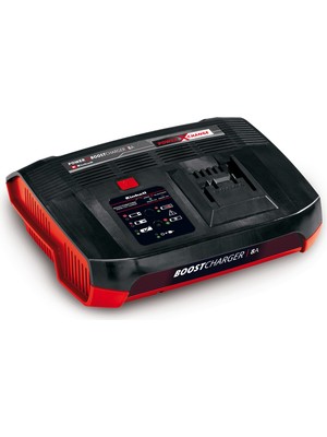 Orijinal Einhell şarj cihazı Power X-Boostcharger 8A Power X-Change (Li-ion, tüm PXC aküler için uygun, daha hızlı şarj için boost modu, 7 aşamalı LED durum göstergesi) - 4512155