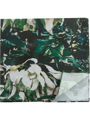 Marsilyan Çiçek Desenli Zr Şifon Fular 50*50 cm