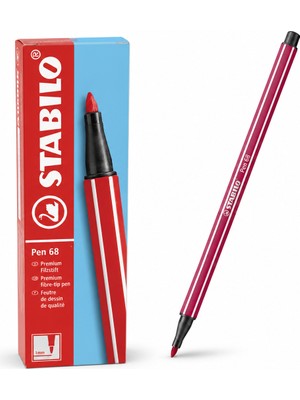 Stabilo Pen 68 - Vişne Çürüğü 68-19 10 Lu Paket