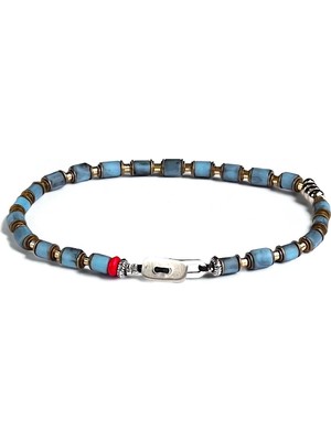 Mojo Blue - Nepal Taşı Mavi Kadın Bileklik MEY2522011