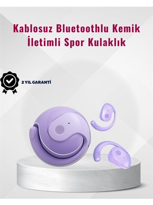 Zero Land Muratech Bluetooth 5.3 Teknolojili Kablosuz Kemik Iletimli Spor Kulaklık