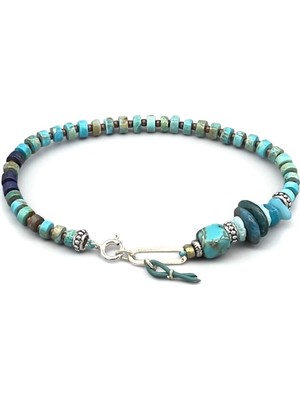 Dump Turquoise - Erkek Turkuaz Bileklik MEY2512004