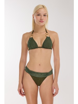 Ayyıldız 5704 Haki Üçgen Bikini Takımı