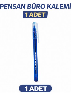 Uravas Store Pensan Büro Tükenmez Kalem 1.0 mm Mavi 1 Adet