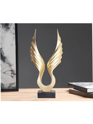 Vivense Soyut Kanat Obje Gold