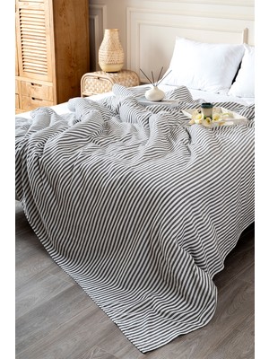 Koza Home Parlin Siyah Tek Kişilik Pike 150X220 2611