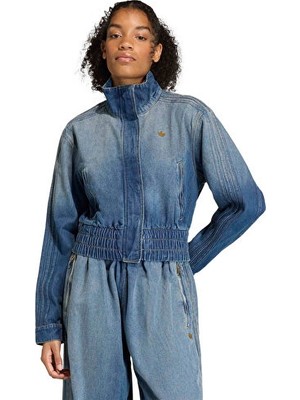 Adidas P Ess Denim Tt Kadın Günlük Ceket KE1072 Mavi