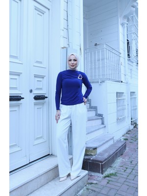 Nisum Moda Omuzu Tokalı Sandy Bluz