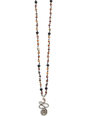 Mey Atelier Severus - Erkek Tiger Eye Kolye MEY2511009