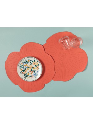 English Home Blossom Suni Deri 2'li Amerikan Servis Açık Pembe
