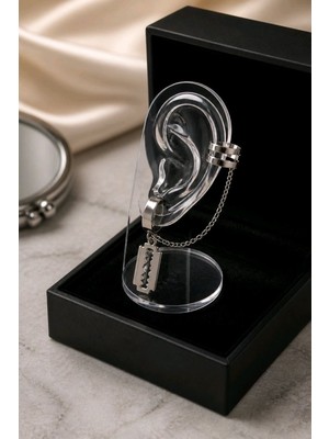 Monalisa Home  Çelik Renk 12MM Tragus Pirsıng