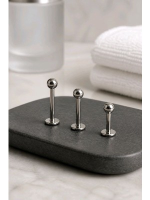 Monalisa Home  Çelik Renk 12MM Tragus Pirsıng