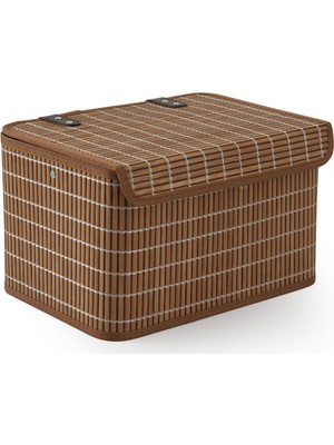 English Home Hardwood Saklama Kutusu 33X23X20 cm Kahve