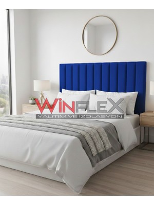 Winflex Dikey Akustik Kumaş Kaplı Panel 12 Adet- Mavi (10X100CM)