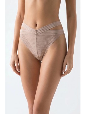 Hepsine Rakip Kadın Dantel Çapraz Lastikli Ipli Tanga String Külot