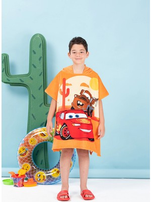 Özdilek Cars Springs Disney Lisanslı Kadife Çocuk Panço 4/9 Yaş
